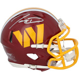 Jayden Daniels Autographed Washington Commanders 2026 Speed Mini Helmet Fanatics