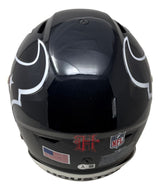 Jayden Higgins Signed Houston Texans FS Authentic SpeedFlex Helmet w/ Visor BAS