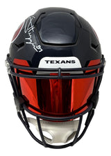 Jayden Higgins Signed Houston Texans FS Authentic SpeedFlex Helmet w/ Visor BAS