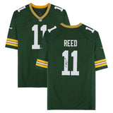 Jayden Reed Autographed Green Bay Packers Green Nike Game Jersey Fanatics