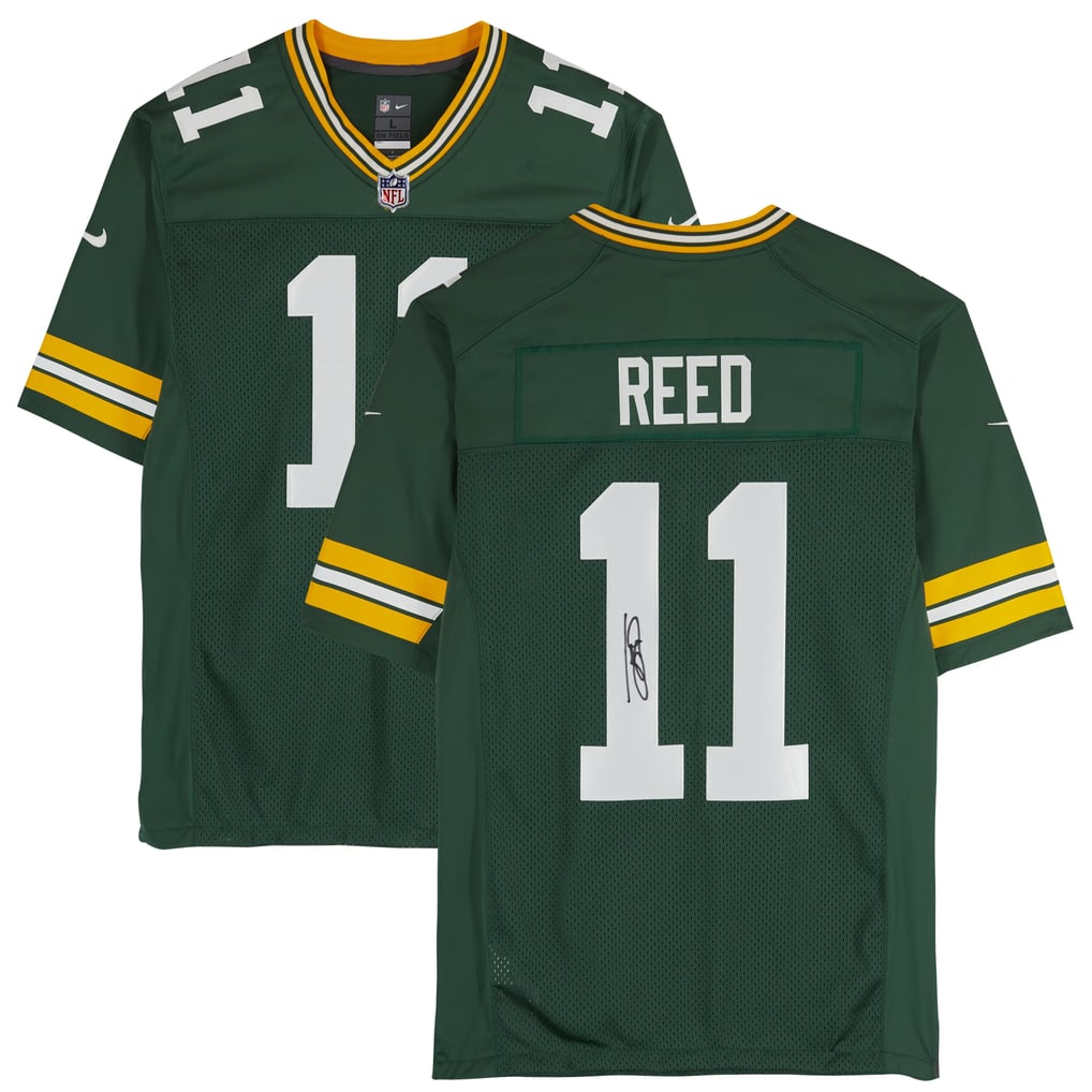 Jayden Reed Autographed Green Bay Packers Green Nike Limited Jersey Fanatics