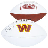 Jayden Daniels Signed Washington Commanders Logo Football Fanatics