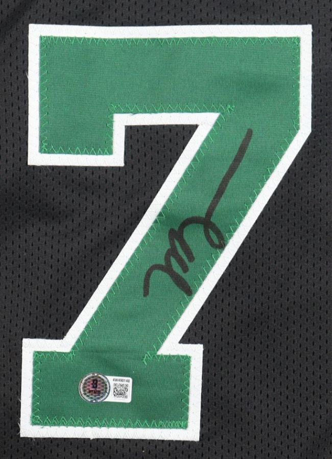 Jaylen Brown Boston Signed Black Basketball Jersey BAS