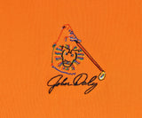 John Daly Authentic Signed Match Worn Orange Loudmouth Polo Shirt BAS #BK84781