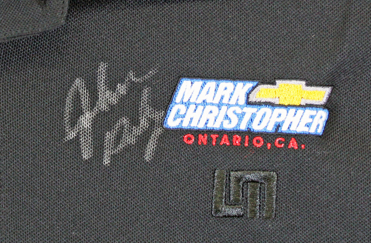 John Daly Authentic Signed Match Worn Black Loudmouth Polo Shirt BAS #BK84777