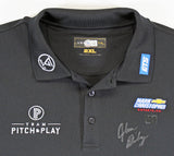 John Daly Authentic Signed Match Worn Black Loudmouth Polo Shirt BAS #BK84778