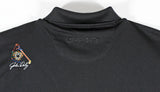 John Daly Authentic Signed Match Worn Black Loudmouth Polo Shirt BAS #BK84774