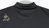 John Daly Authentic Signed Match Worn Black Loudmouth Polo Shirt BAS #BK84774