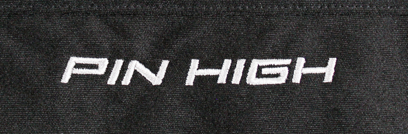 John Daly Authentic Signed Match Worn Black Pin High BCG Polo Shirt BAS #BK84772