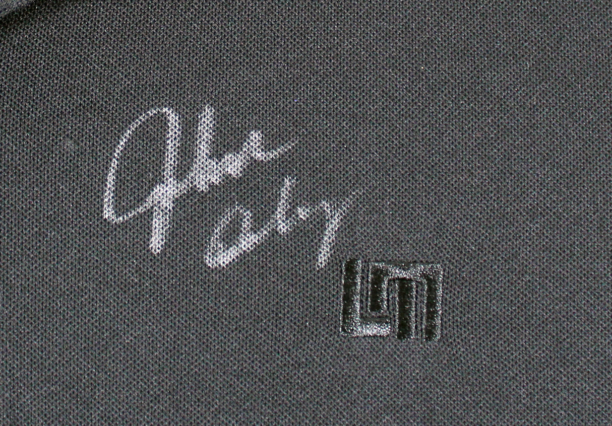John Daly Authentic Signed Match Worn Black Loudmouth Polo Shirt BAS #BK84771