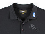 John Daly Authentic Signed Match Worn Black Loudmouth Polo Shirt BAS #BK84771