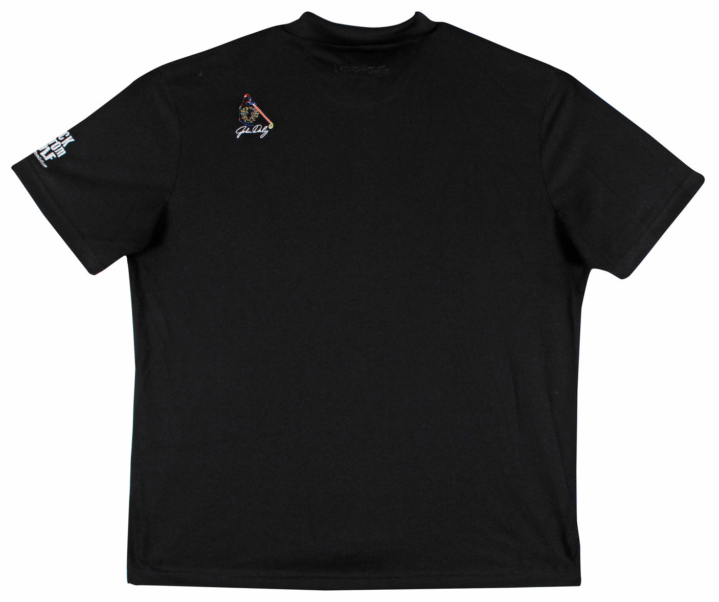 John Daly Authentic Signed Match Worn Black Loudmouth Polo Shirt BAS #BK84771