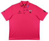 John Daly Authentic Signed Match Worn Pink Loudmouth Polo Shirt BAS #BK84762