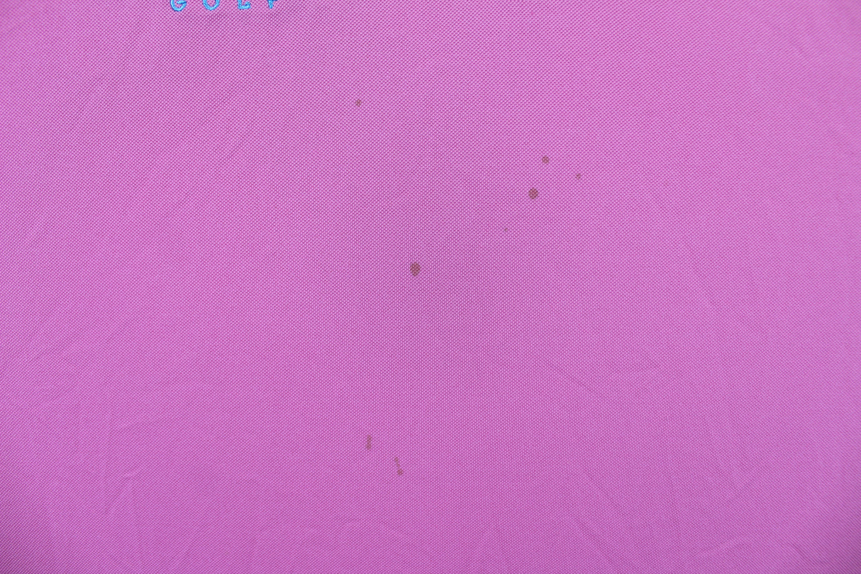 John Daly Authentic Signed Match Worn Pink Loudmouth Polo Shirt BAS #BK84760