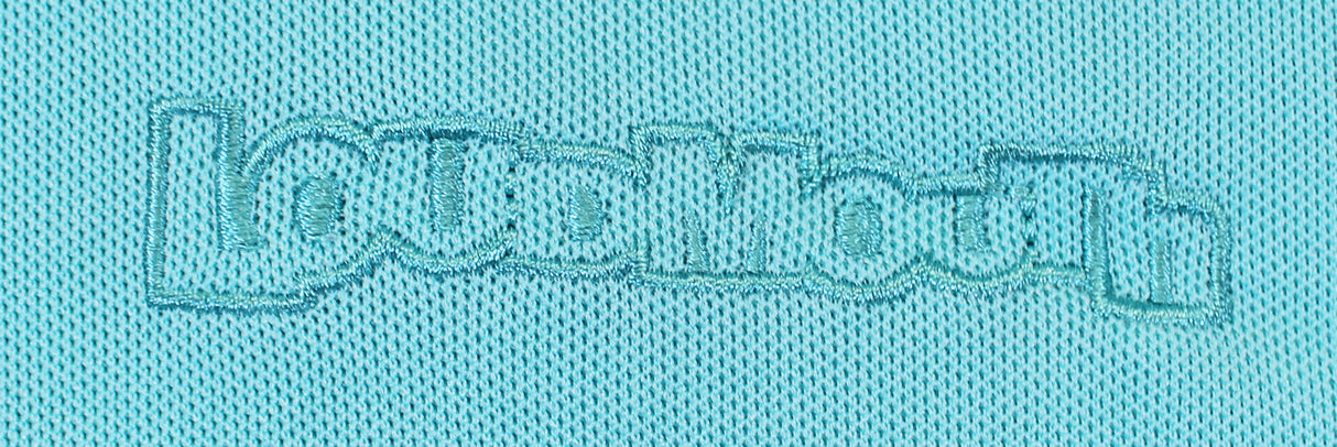 John Daly Authentic Signed Match Worn Lt Blue Loudmouth Polo Shirt BAS #BK84759