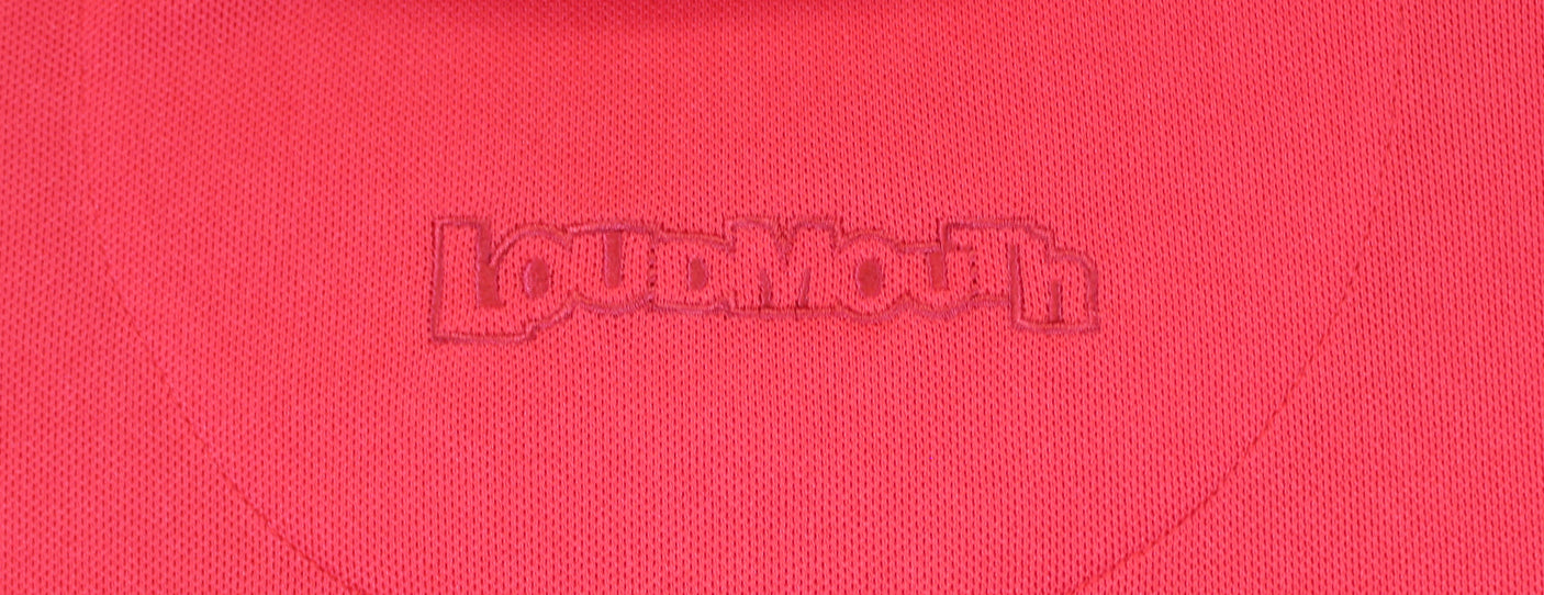 John Daly Authentic Signed Match Worn Red Loudmouth Polo Shirt BAS #BK84731