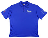 John Daly Authentic Signed Match Worn Blue Pin High Polo Shirt BAS #BK84734