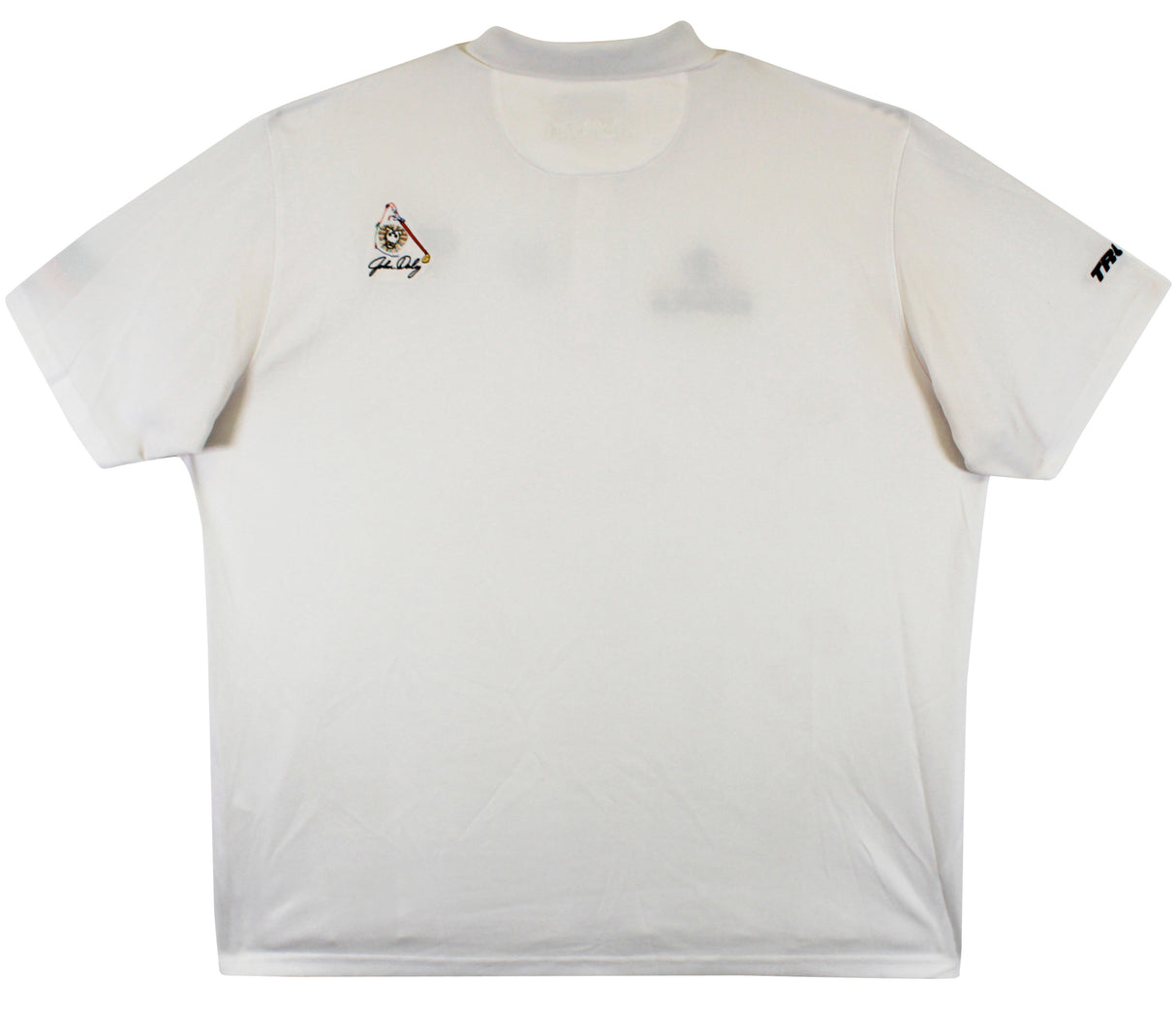 John Daly Authentic Signed Match Worn White Loudmouth Polo Shirt BAS #BK84744