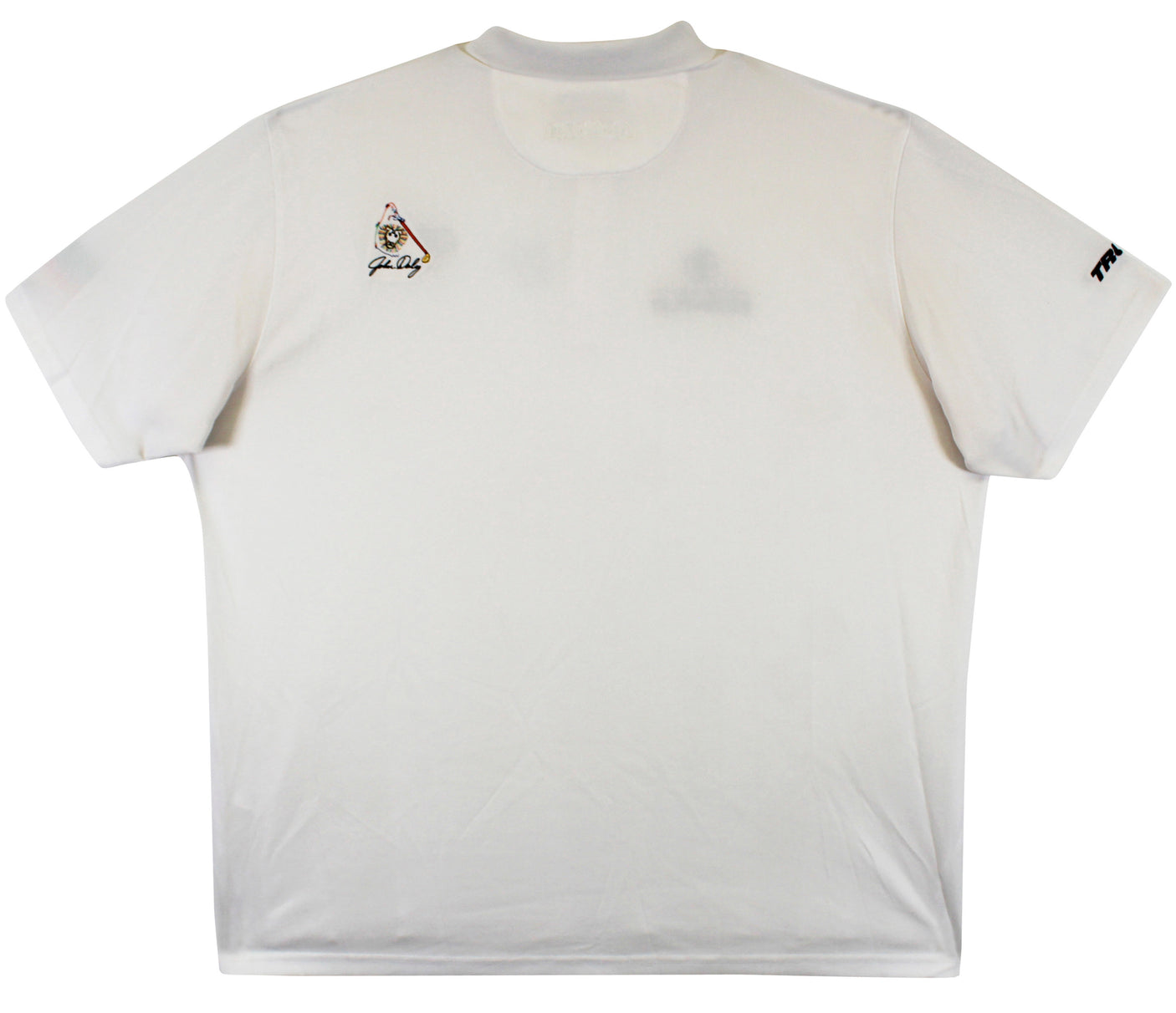 John Daly Authentic Signed Match Worn White Loudmouth Polo Shirt BAS #BK84744