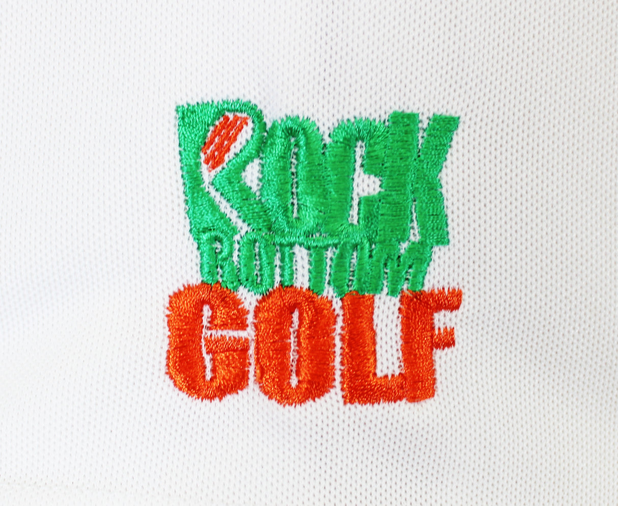 John Daly Authentic Signed Match Worn White Loudmouth Polo Shirt BAS #BK84744