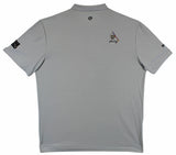 John Daly Authentic Signed Match Worn Grey Polo Shirt BAS #BK84753