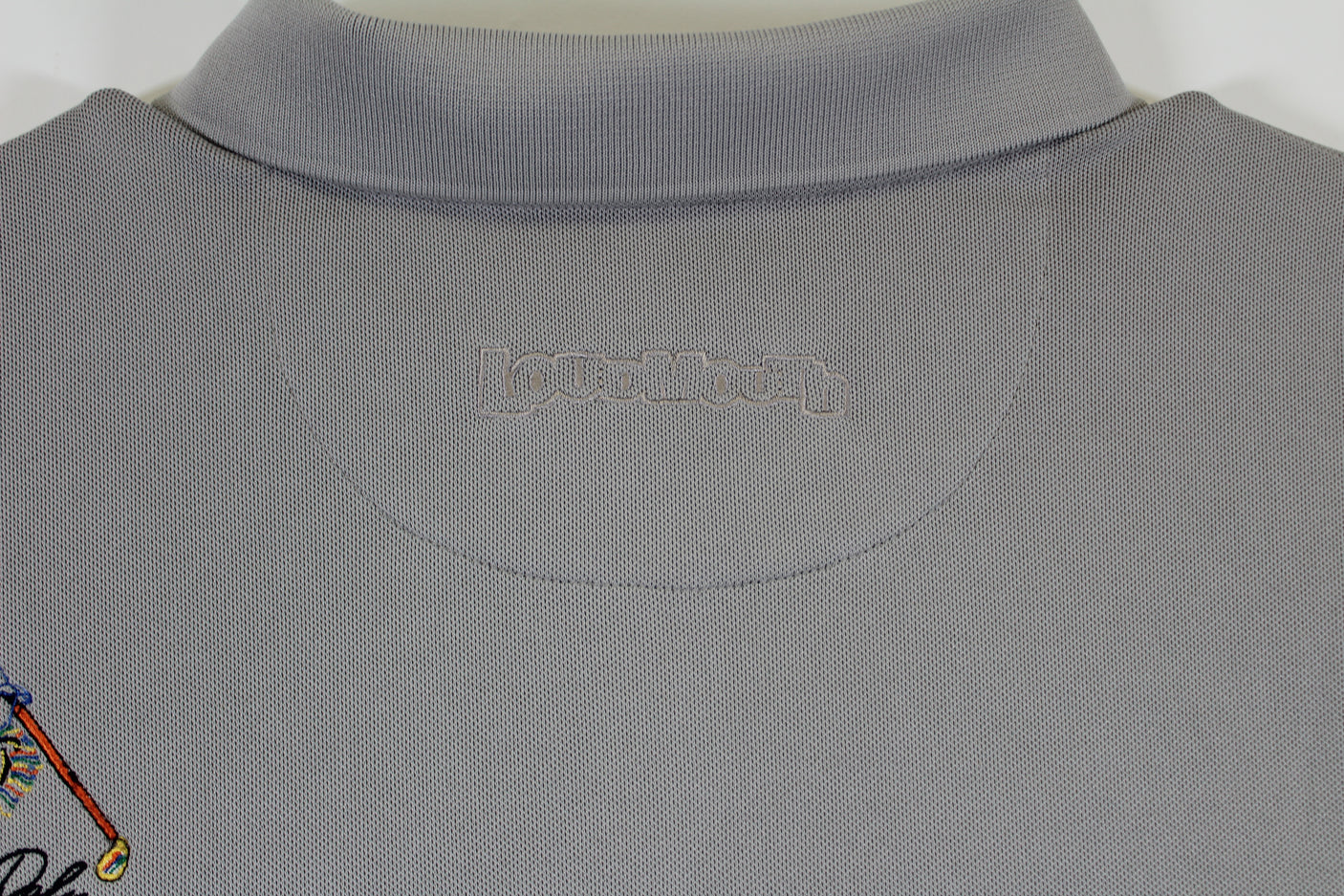 John Daly Authentic Signed Match Worn Grey Loudmouth Polo Shirt BAS #BK84752