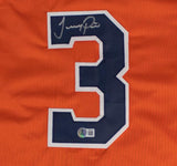 Jeremy Pena Houston Signed Orange Baseball Jersey BAS