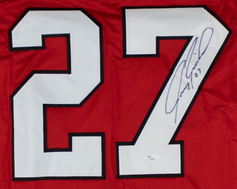 Jeremy Roenick Chicago Signed Red Hockey Jersey JSA Hologram