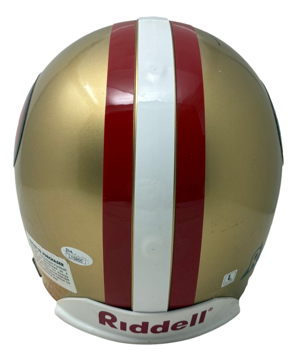 Jerry Rice Signed San Francisco 49ers Full Size Authentic Helmet JSA Hologram