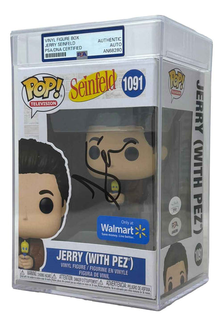 Jerry Seinfeld Signed Seinfeld Funko Pop #1091 PSA Encapsulated