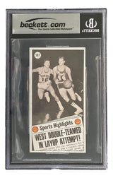 Jerry West Signed 1970-71 Topps #107 Los Angeles Lakers Trading Card BAS