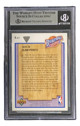 Jerry West Signed 1991-92 UD Jerry West Heroes #6 Lakers Trading Card BAS