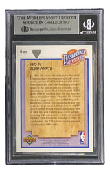 Jerry West Signed 1991-92 UD Jerry West Heroes #6 Lakers Trading Card BAS