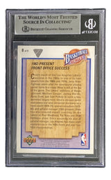 Jerry West Signed 1991-92 UD Jerry West Heroes #8 Lakers Trading Card BAS