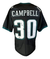 Jihaad Campbell Philadelphia Signed Black Football Jersey BAS