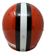 Jim Brown Signed Cleveland Browns FS TK Suspension Replica Helmet HOF 71 BAS