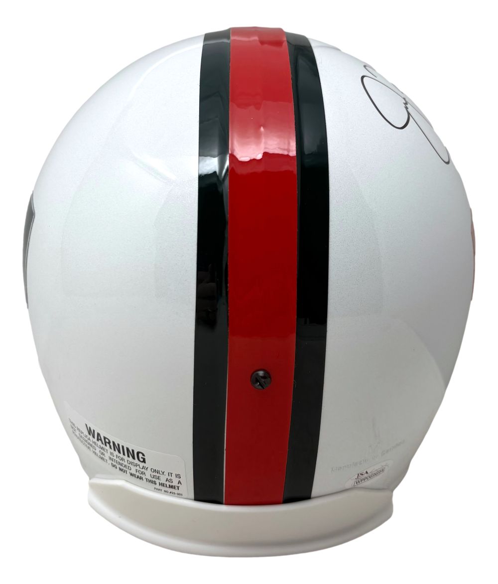 Jim Kelly Signed Miami Hurricanes Full Size Replica Helmet JSA Hologram