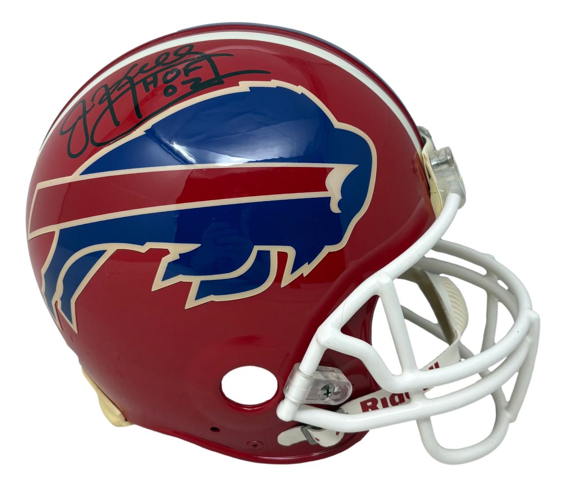 Jim Kelly Twice-Signed Buffalo Bills Full Size Authentic Helmet Tristar