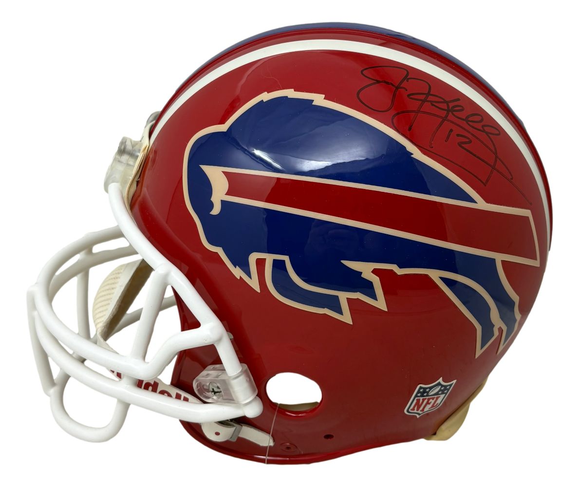 Jim Kelly Twice-Signed Buffalo Bills Full Size Authentic Helmet Tristar