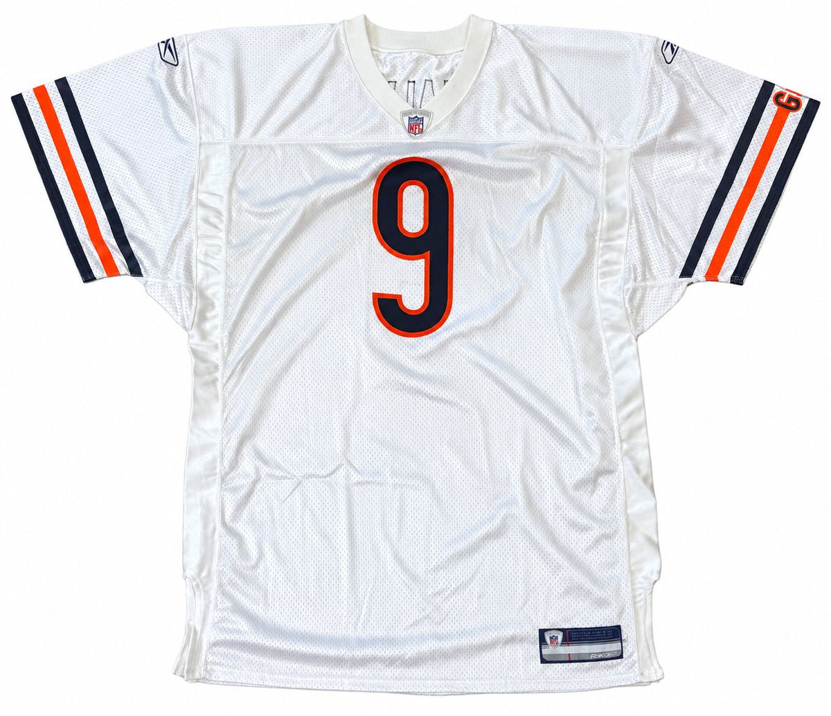 Jim McMahon Signed Chicago Bears White Reebok Authentic Jersey JSA