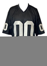 Jim Otto Oakland Signed Black Football Jersey HOF 1980 Inscribed BAS - Sports Integrity