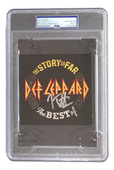Joe Elliott Signed Slabbed Def Leppard The Story So Far CD Booklet PSA