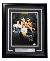 Joe Elliott Signed Framed 11x14 Def Leppard Band Collage Photo 2 JSA ITP