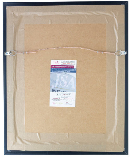 Joe Elliott Signed Framed 8x10 Black And White Def Leppard Photo JSA ITP - Sports Integrity