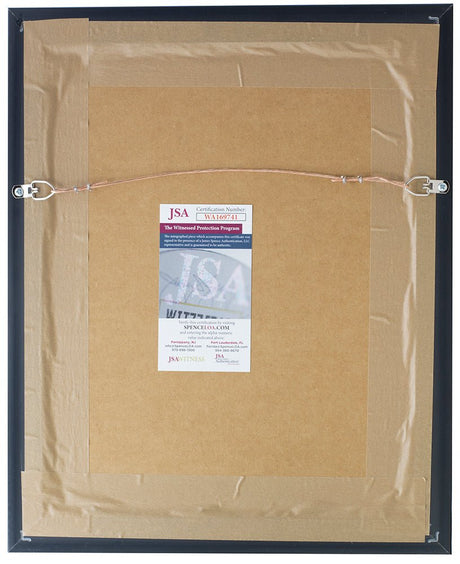 Joe Elliott Signed Framed 8x10 Young Def Leppard Photo JSA ITP - Sports Integrity