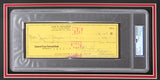 Joe Frazier Boxing Signed Framed Slabbed Bank Check #4611 PSA/DNA