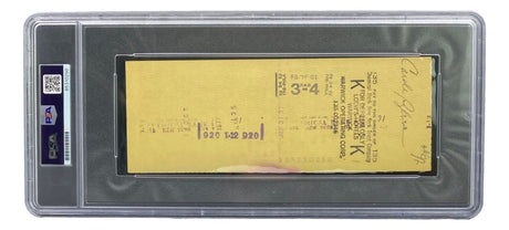 Joe Frazier Boxing Signed Slabbed Bank Check #4617 PSA/DNA - Sports Integrity