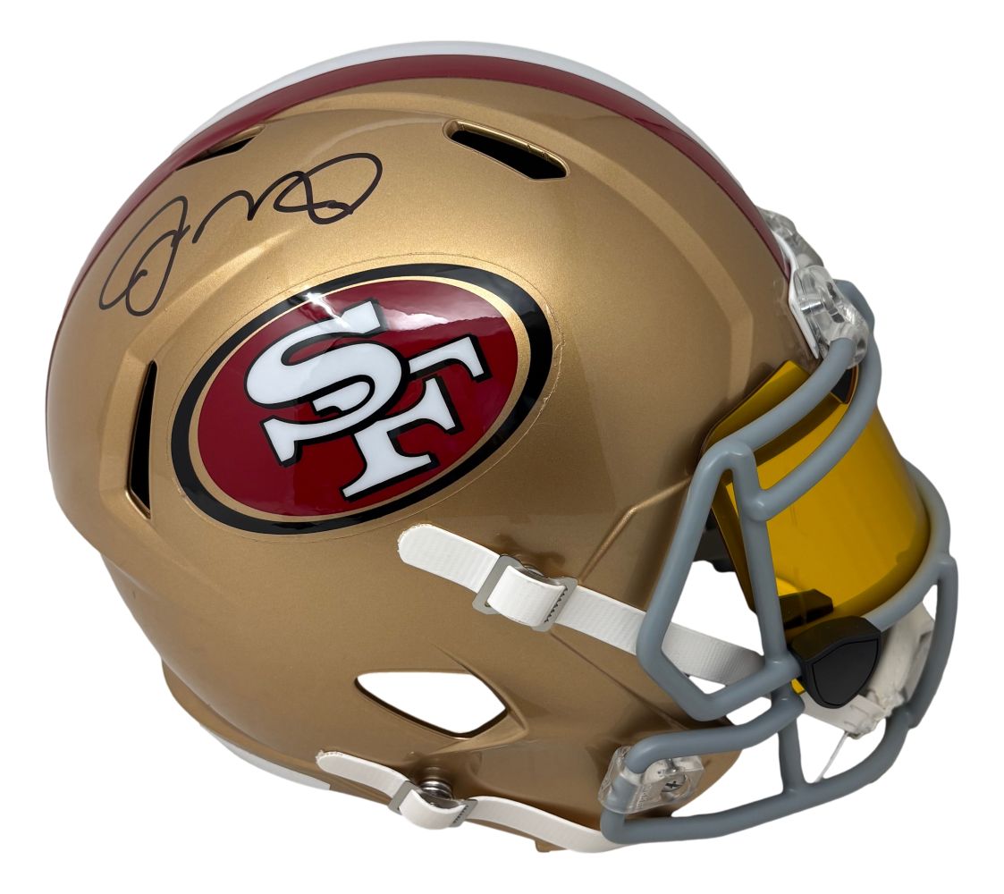 Joe Montana Signed San Francisco 49ers FS Speed Replica Helmet w/ Visor JSA