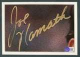 Joe Namath Signed Framed Cut Signature w/ 8x10 New York Jets Photo BAS