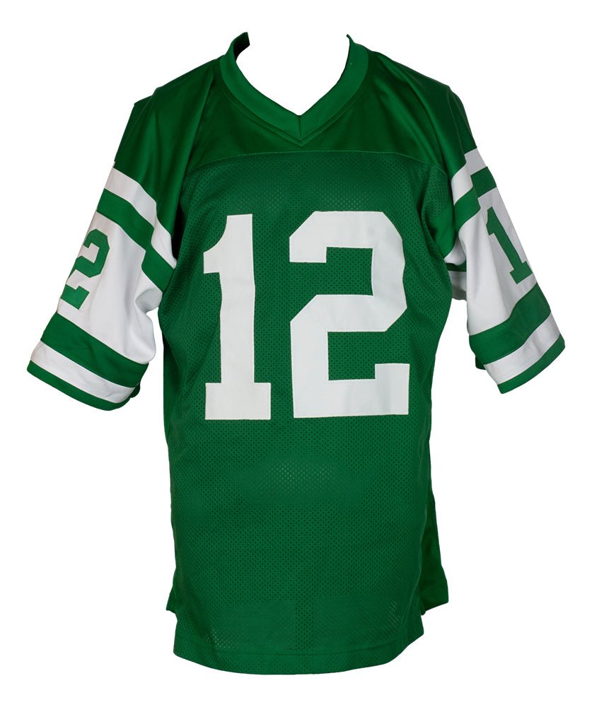 Joe Namath New York Signed Green Football Jersey PSA/DNA Hologram - Sports Integrity